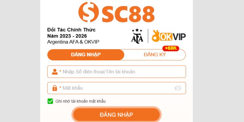 Link vào nhà cái SC88 mới nhất